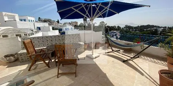 Triplex S+2 meublé vue mer, Sidi Bou Saïd