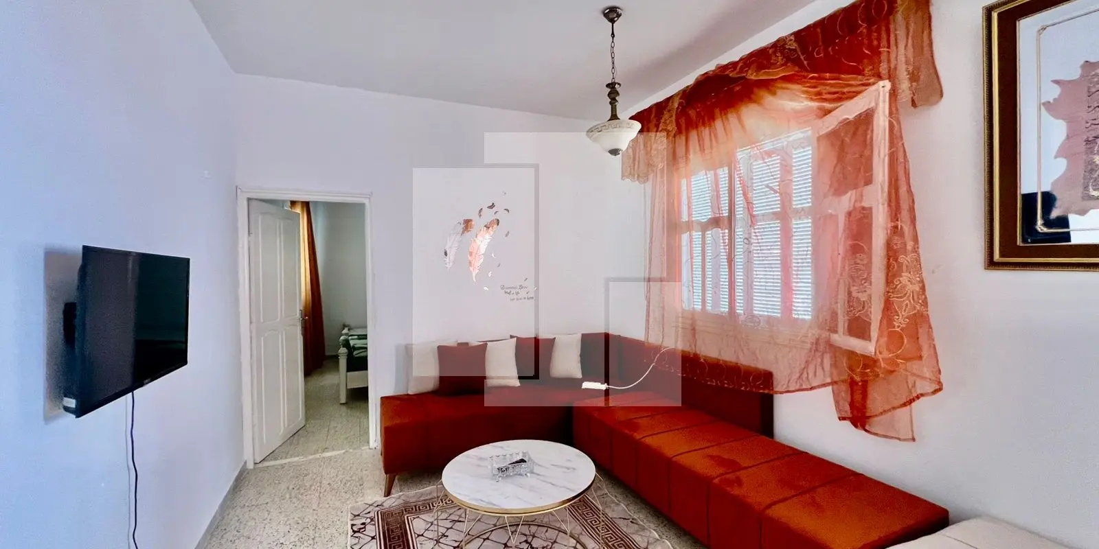 Etage de villa S+2 meublé avec jardin, Marsa plage