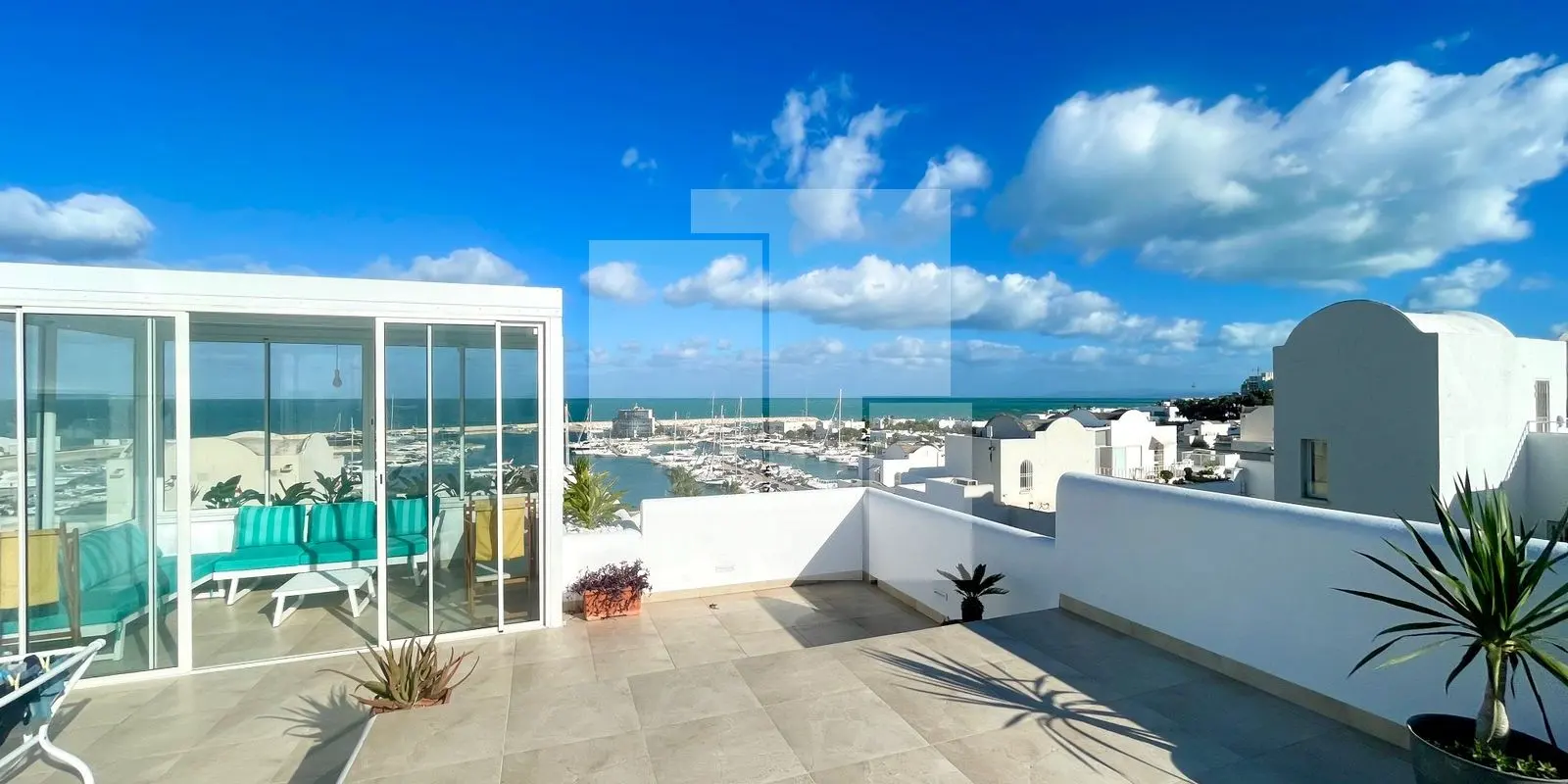 Villa S+4 avec vue sur mer, Gammarth supérieur