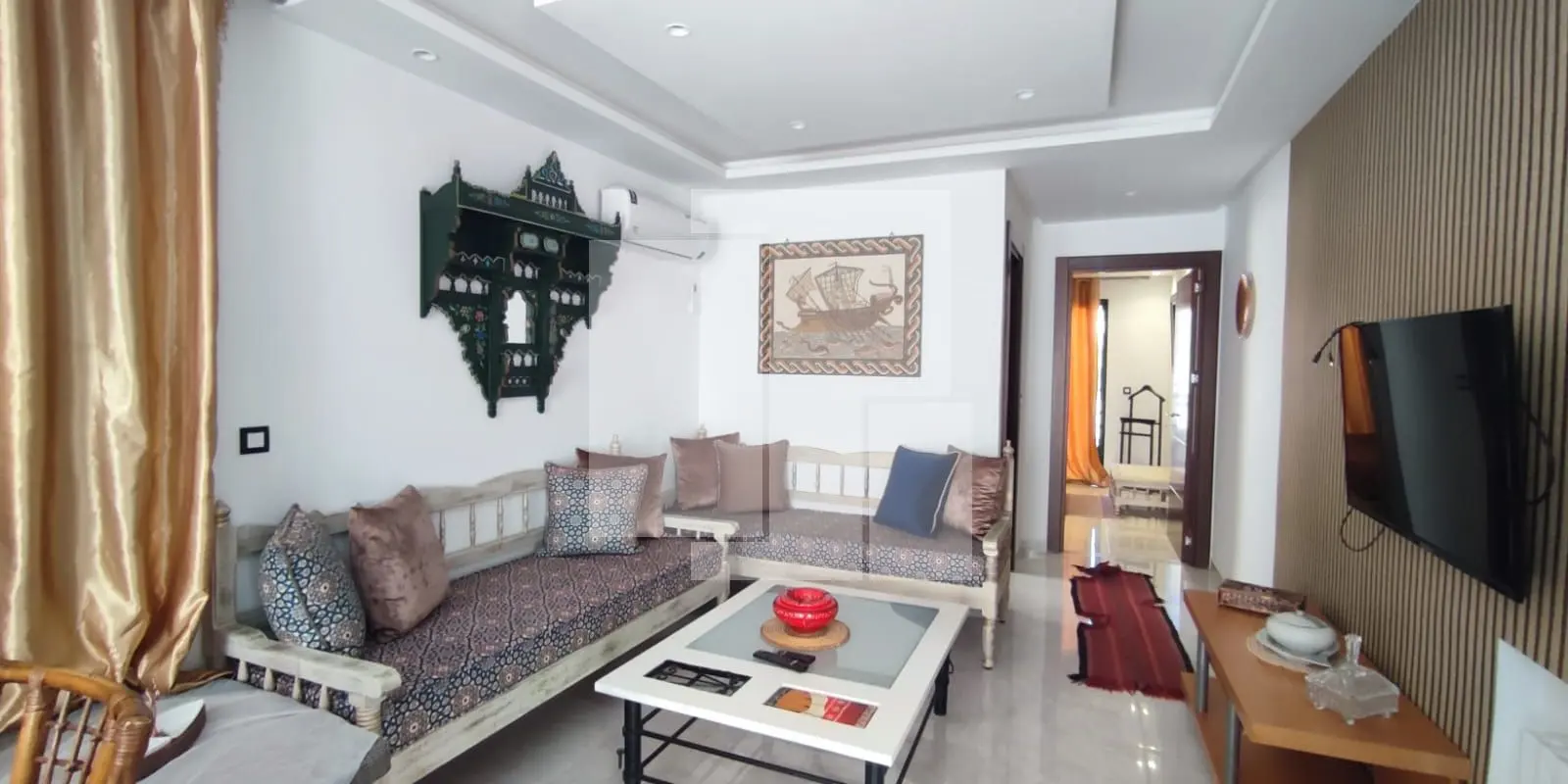Appartement S+1 meublé, Marsa ville