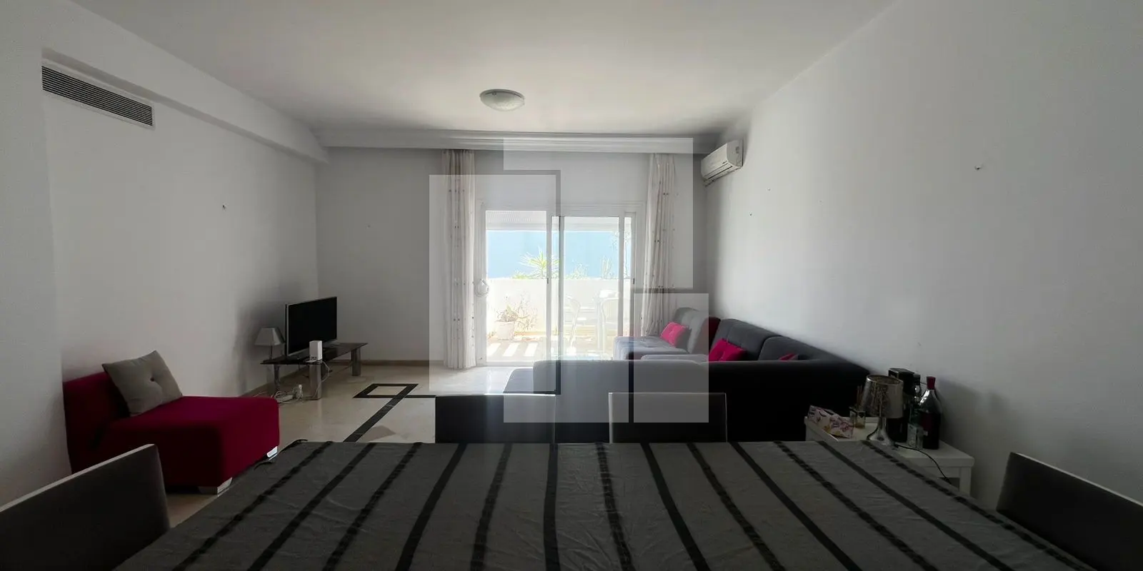 Appartement S+3 vue mer,Marsa plage