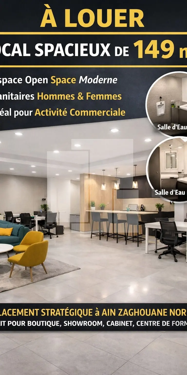 Vente des murs d'un local commercial, Ain Zaghoane Nord