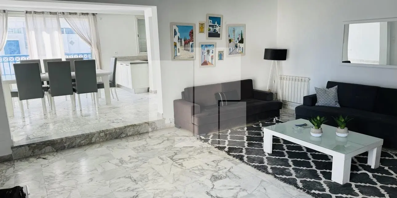 Duplex S+3 avec vue sur mer, Gammarth supérieur
